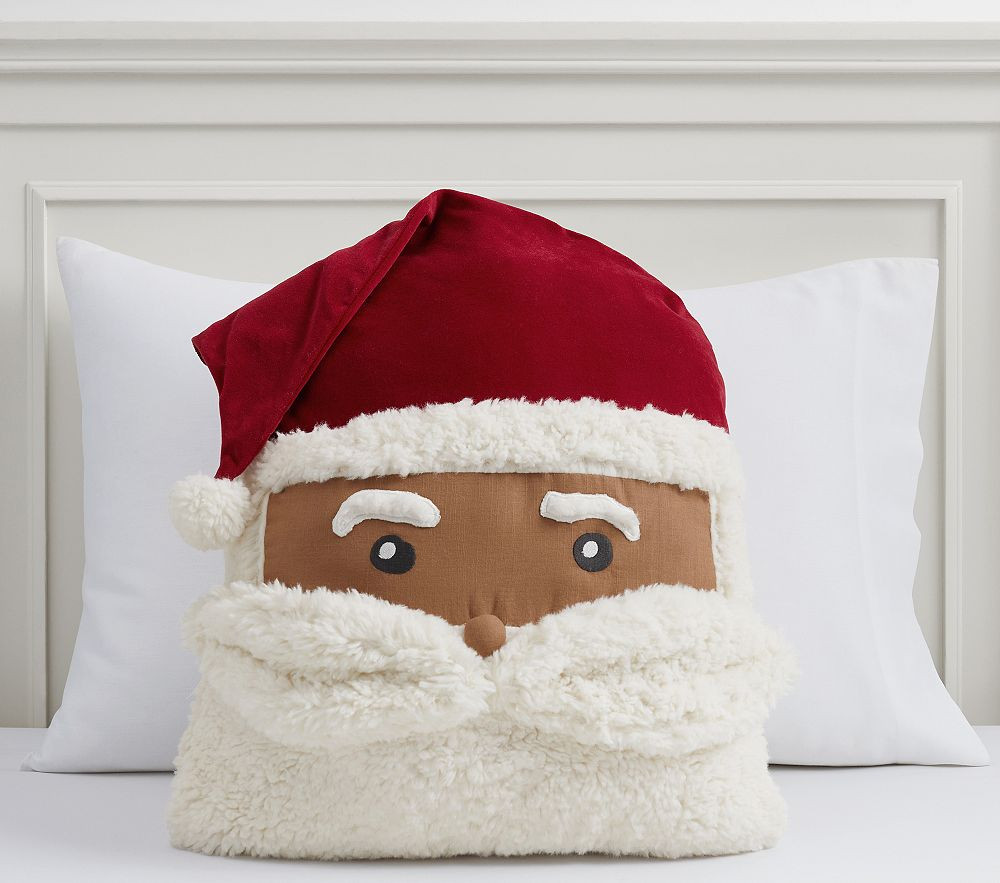Shaped Santa Pillow | Pottery Barn Kids