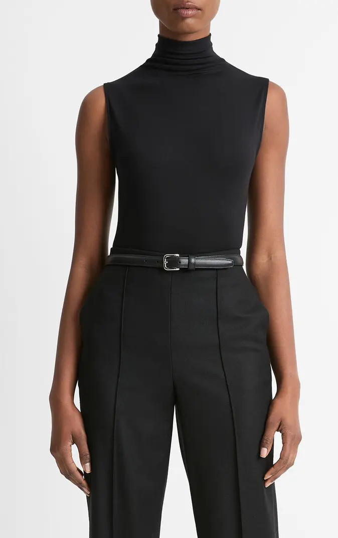 Sleeveless Modal Turtleneck Top | Nordstrom
