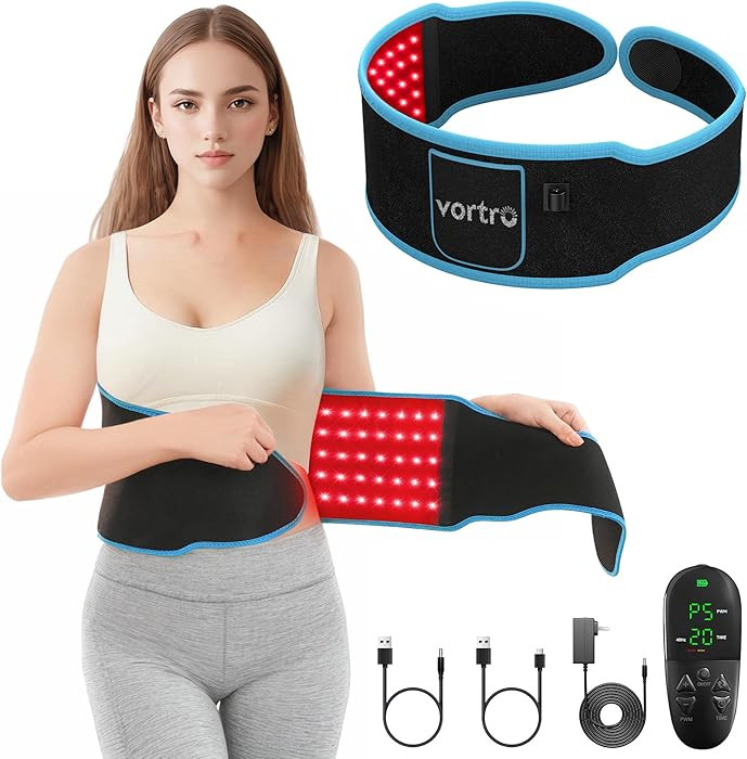 Red Light Therapy, Portable Infrared Red Light Therapy Belt with 150 Upgraded 3 in 1 LED Beads, 6... | Amazon (US)