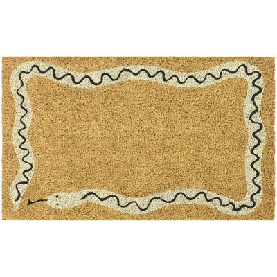 Balta Rugs 1'5"x2'5" Snake Border Natural Papilio Coir Doormat | Target