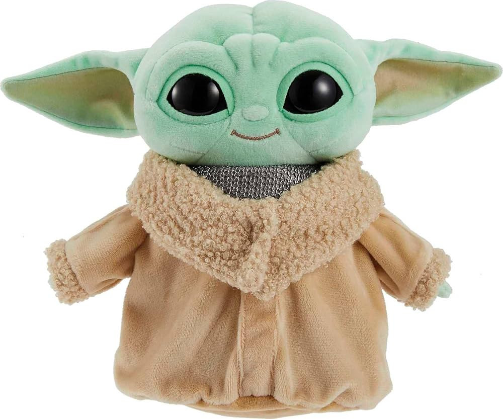 Mattel Star Wars Grogu Plush with Beskar Armor, Soft Doll Inspired by Star Wars Mandalorian Book ... | Amazon (US)