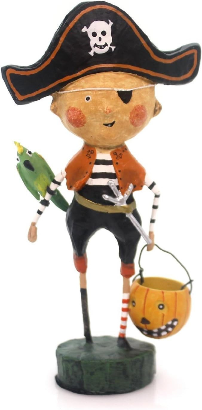 Lori Mitchell Captain Kidd Pirate Figurine, Multicolor, Blue, Red | Amazon (US)