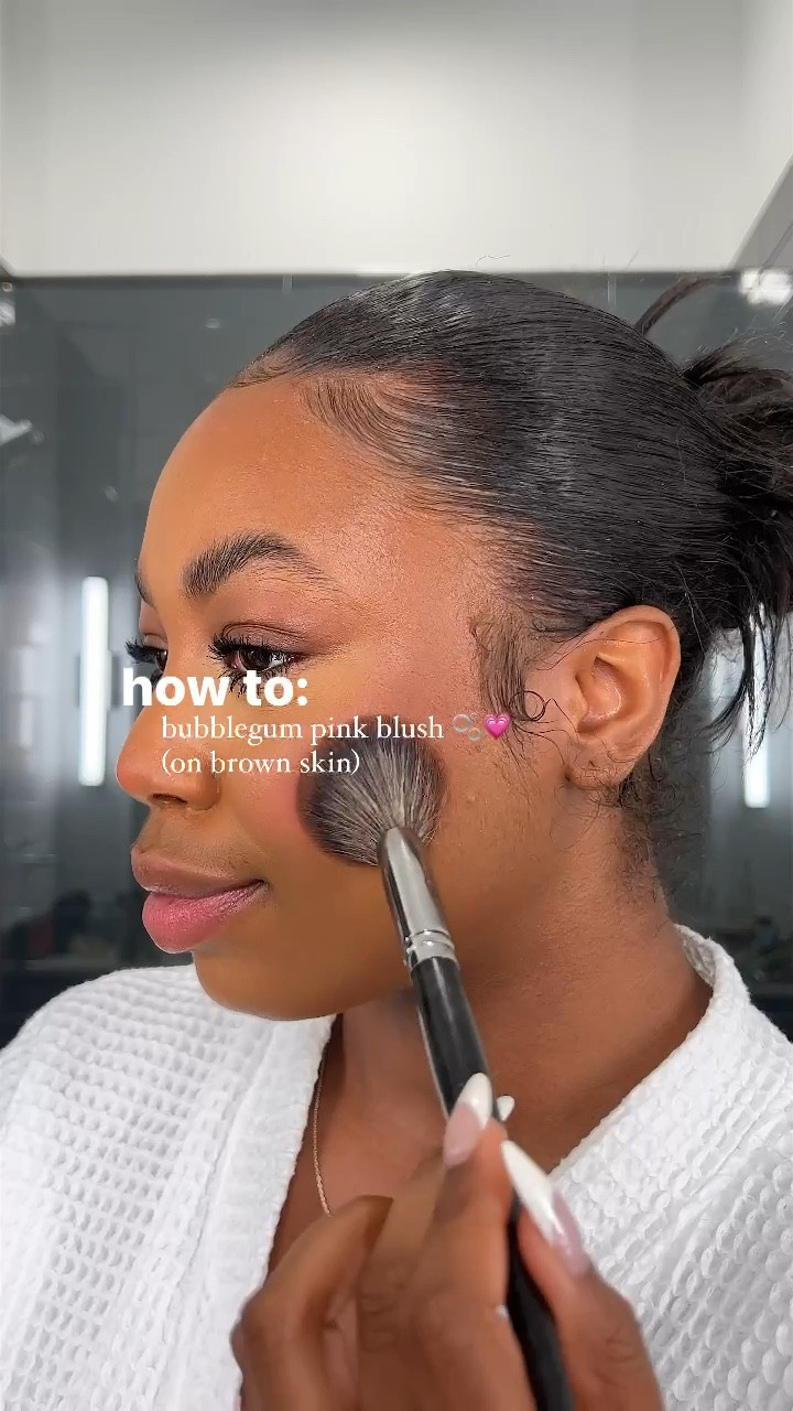 this barbie is *obsessed* with this bubblegum pink blush 🤩🫧💗.

💕 rare beauty soft pinch liquid blush in ‘happy’

💕 lightly blend edges with charlotte tilbury micro powder in deep 4

💕finish off with mars powder blush in ‘torrid’ 

+ set with setting spray. i used milk makeup hydro grip dewy long lasting setting spray—the glow is unmatched ✨

#LTKbeauty