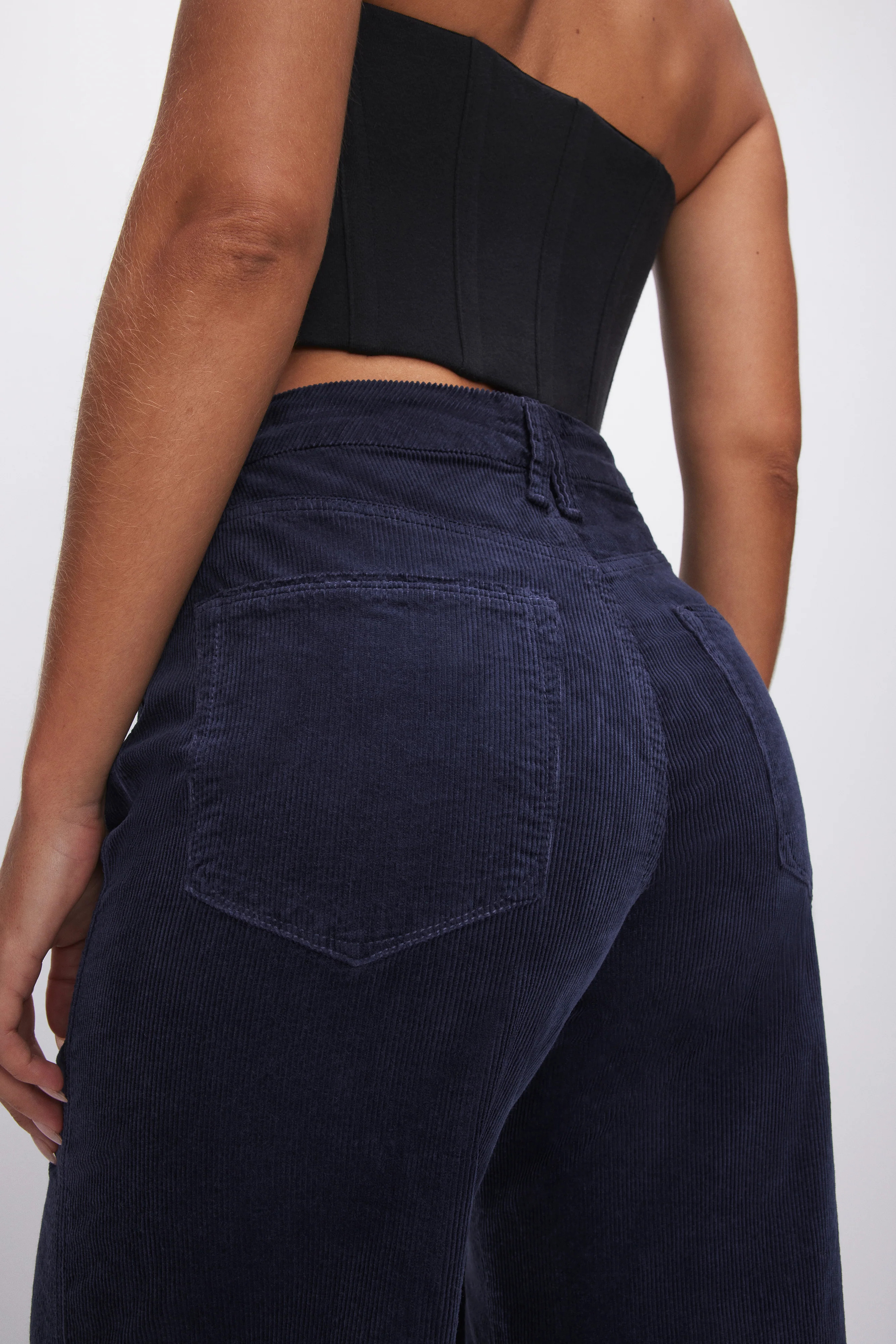 GOOD SKATE CORDUROY PANTS | INKBLUE003 - GOOD AMERICAN | Good American