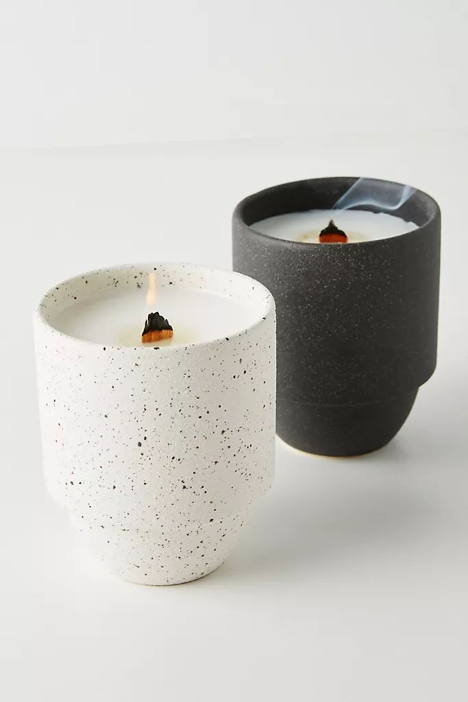 Akemi Ceramic Candle | Anthropologie (US)