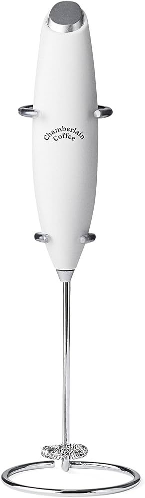 Chamberlain Coffee White Milk Frother - Handheld Frother for Coffee, Matcha, Hot Chocolate and Dr... | Amazon (US)