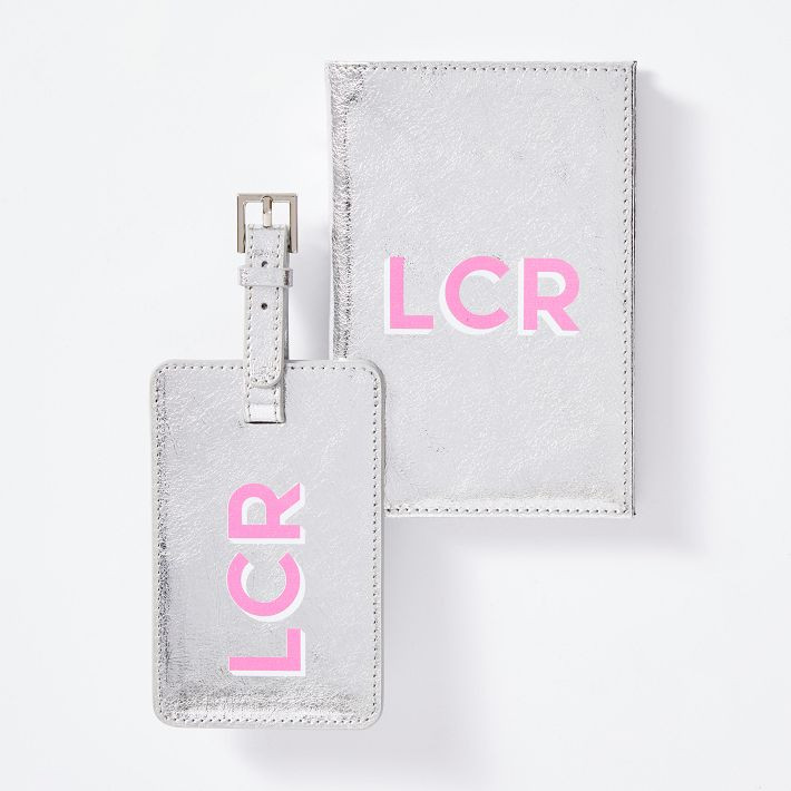 Fillmore Vegan Leather Luggage Tag and Passport Case | Mark and Graham