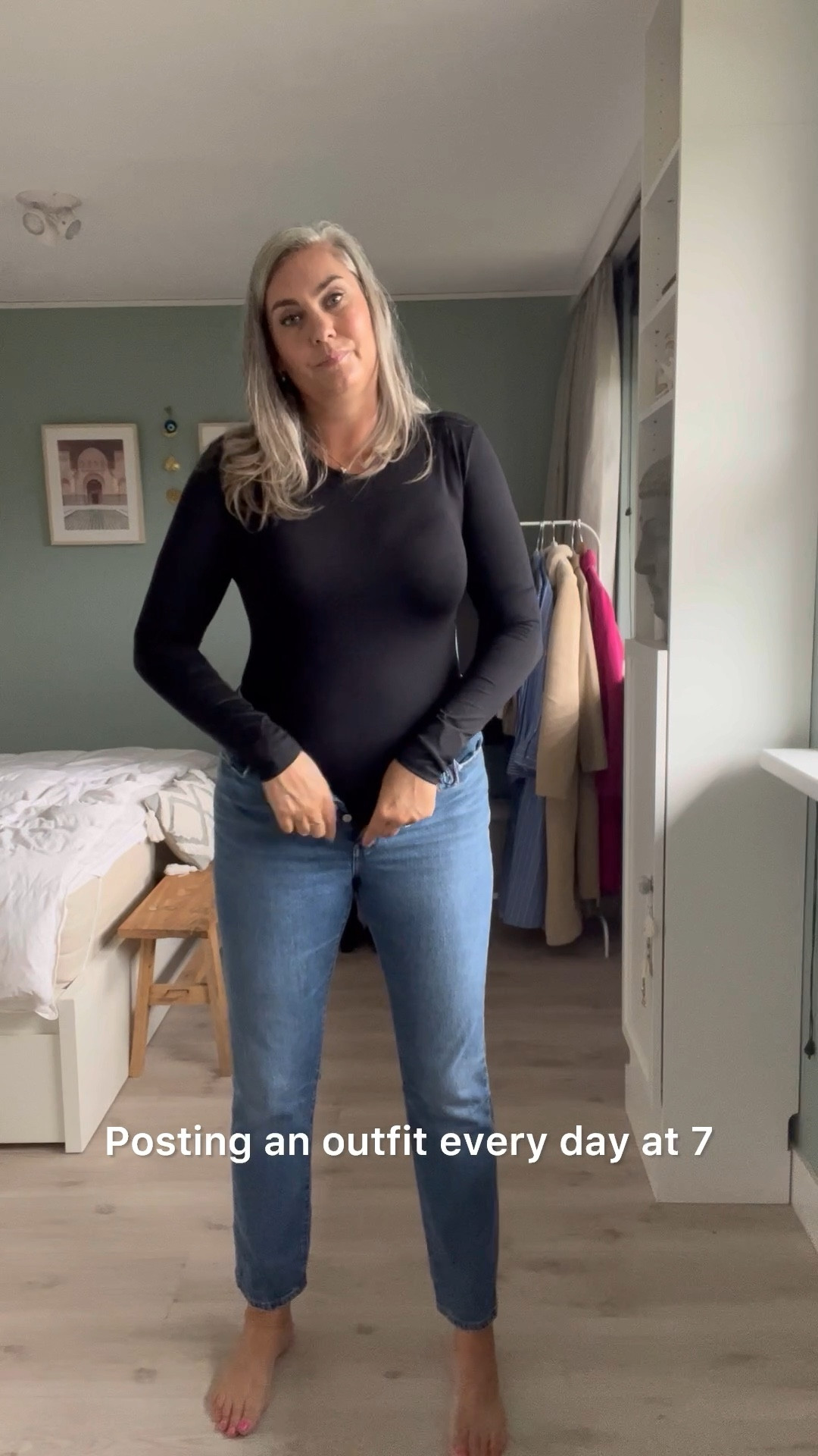 30 days of Fall/Winter outfits - Day 1

outfit inspiration, autumn style, Black longsleeve bodysuit, H&M, Stradivarius, Levi’s 501 blue jeans, oversized plaid blazer, Vivaia sock boots, Michael Kors bag and oversized sunglasses, Nederland.

#LTKover40 #LTKmidsize #LTKSeasonal