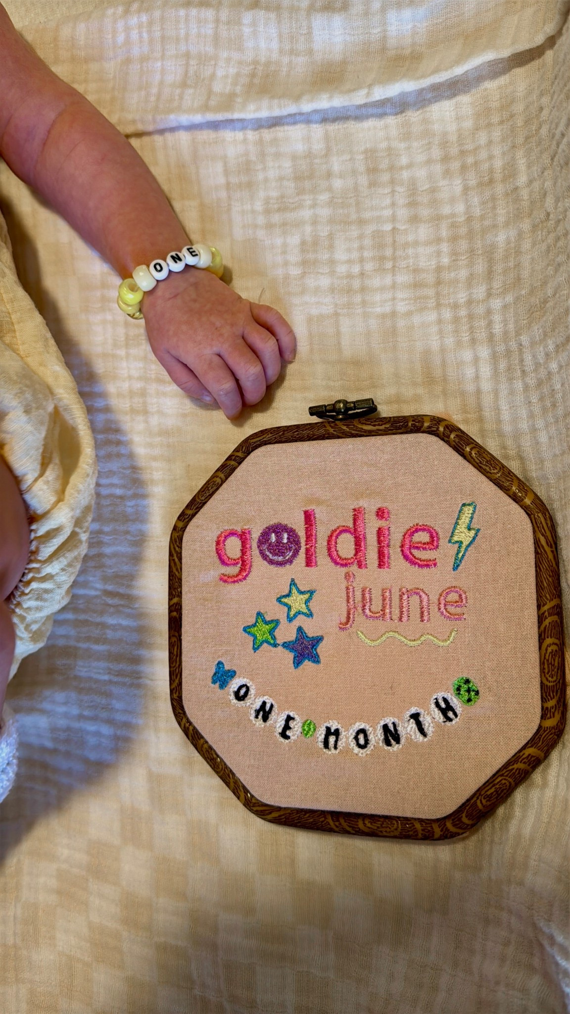 This embroidery frame is the best! It’s so easy to create baby milestone markers 😍 

#LTKFindsUnder50 #LTKBaby #LTKFamily