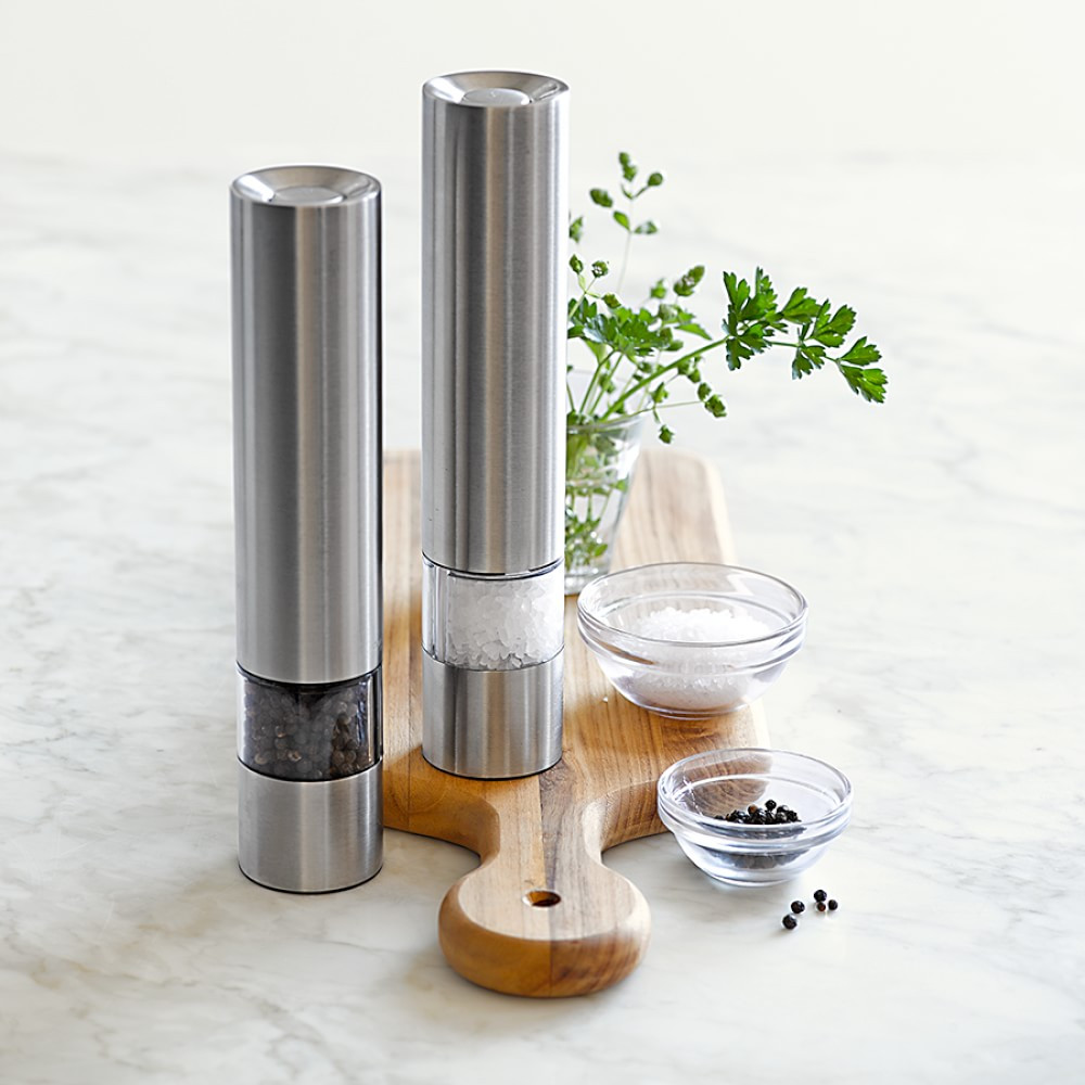 Cole & Mason Electric Salt & Pepper Mills, 8" | Williams-Sonoma