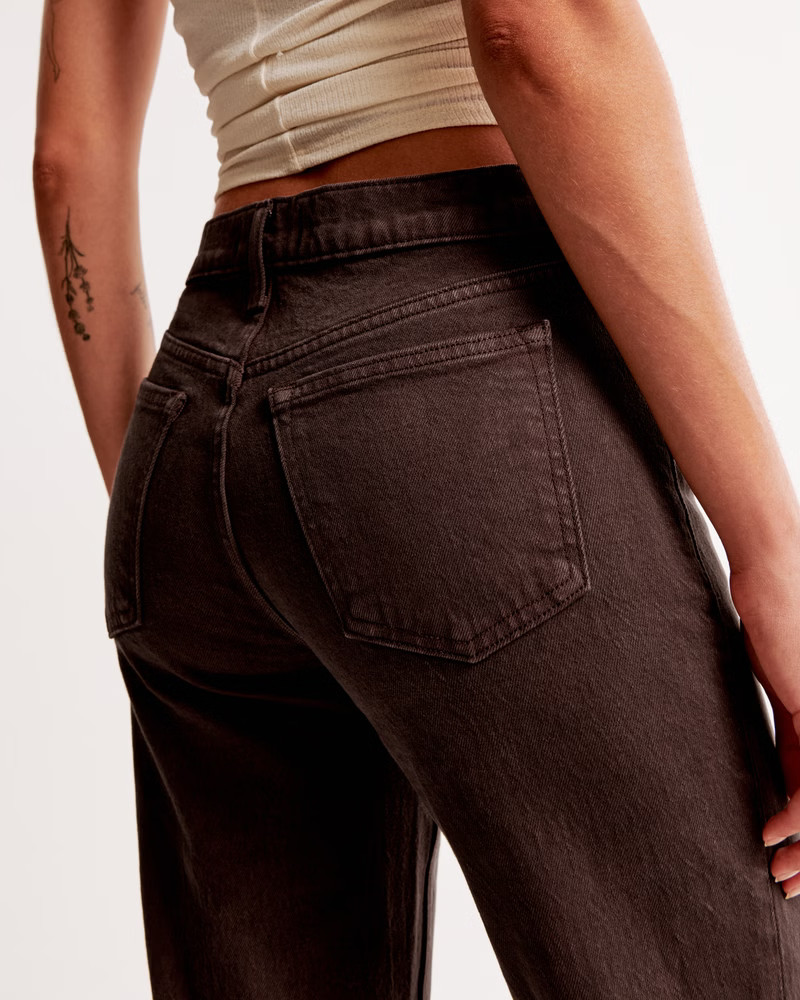 Women's Mid Rise 90s Straight Jean | Women's Bottoms | Abercrombie.com | Abercrombie & Fitch (US)