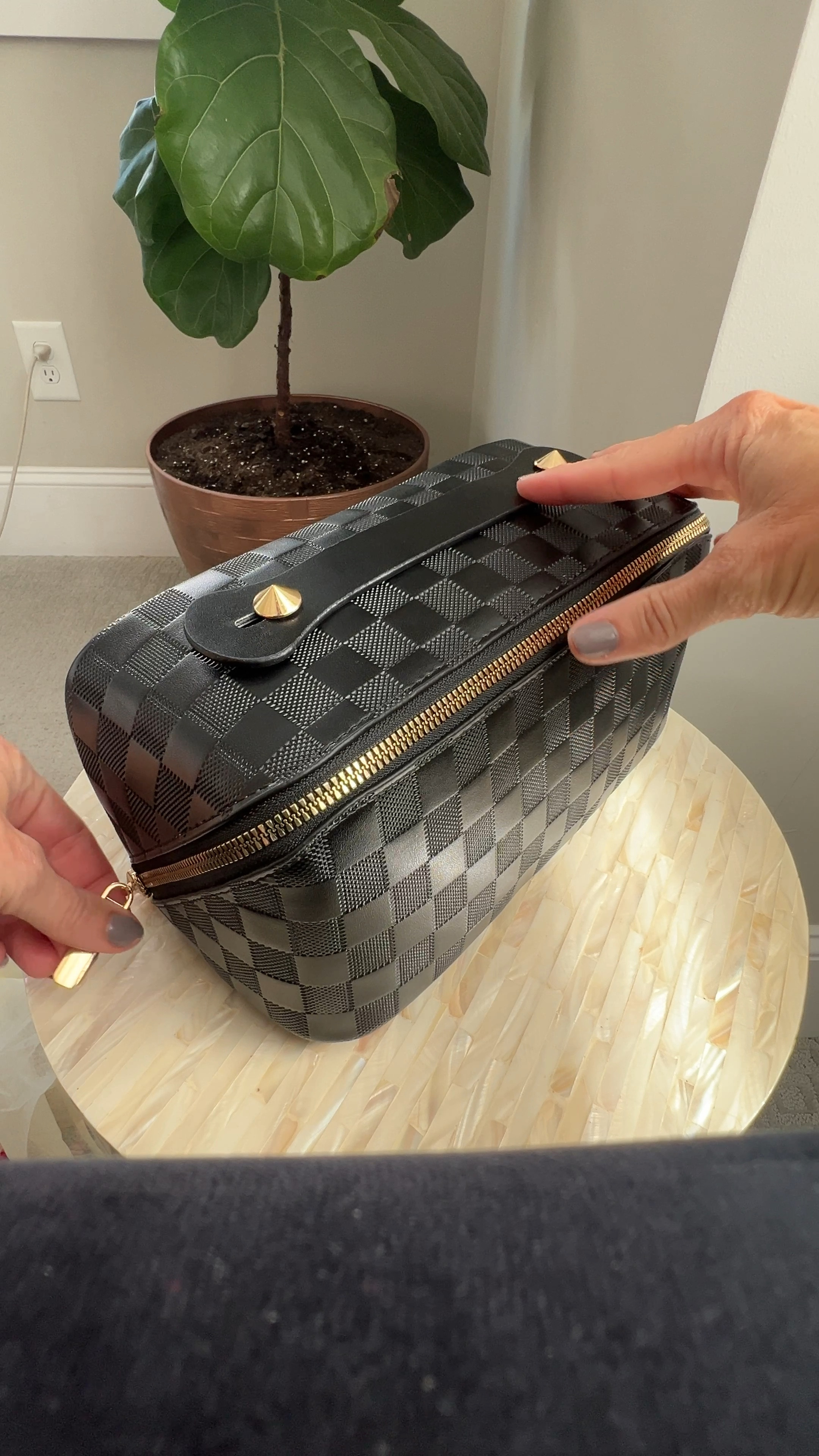 The viral Amazon Makeup Travel Bag! 💄 💼 Comes in multiple colors. 

#LTKfindsunder50 #LTKGiftGuide #LTKVideo