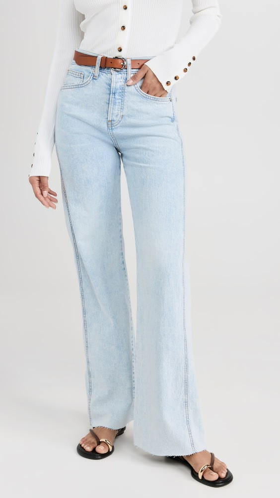 Veronica Beard Jean Taylor Wide Leg Jeans | Shopbop | Shopbop