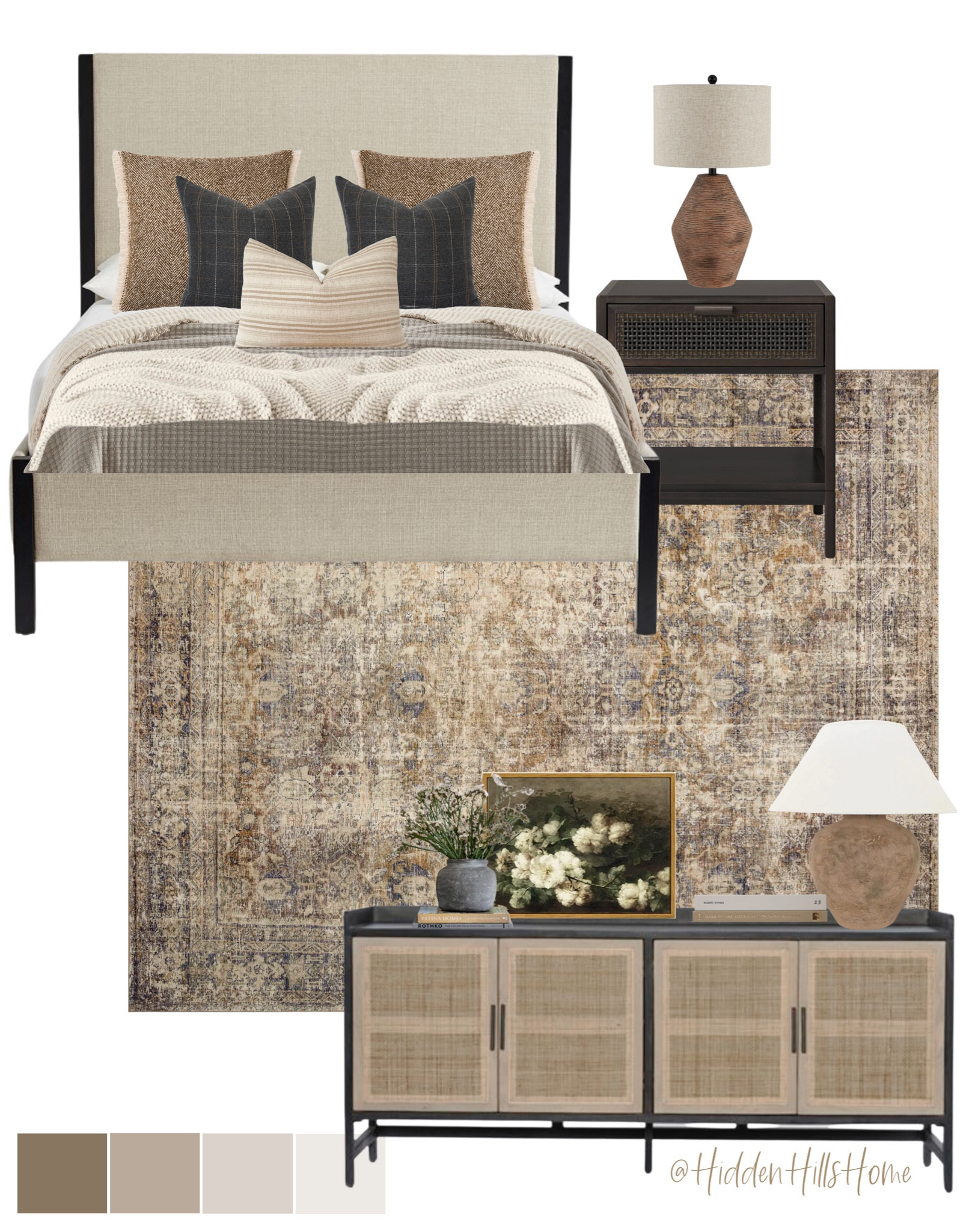 Bedroom decor, bedding, bedroom mood board, home decor, bedroom Inspo #bedroom 

#LTKstyletip #LTKsalealert #LTKhome