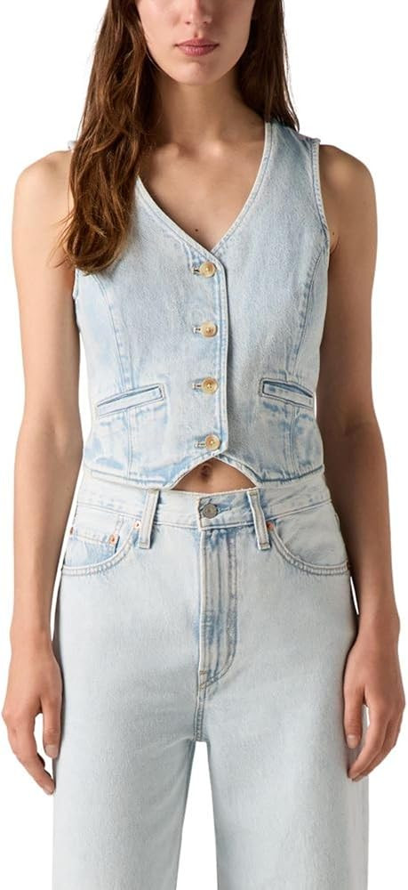 Levi's Women's Amore Denim Vest | Amazon (US)
