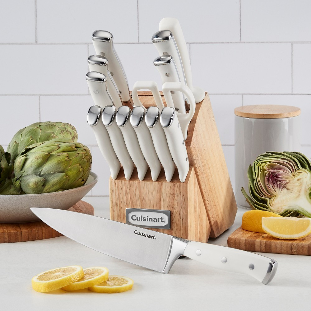 Cuisinart Triple Rivet Knife Block, Set of 15 | Williams-Sonoma