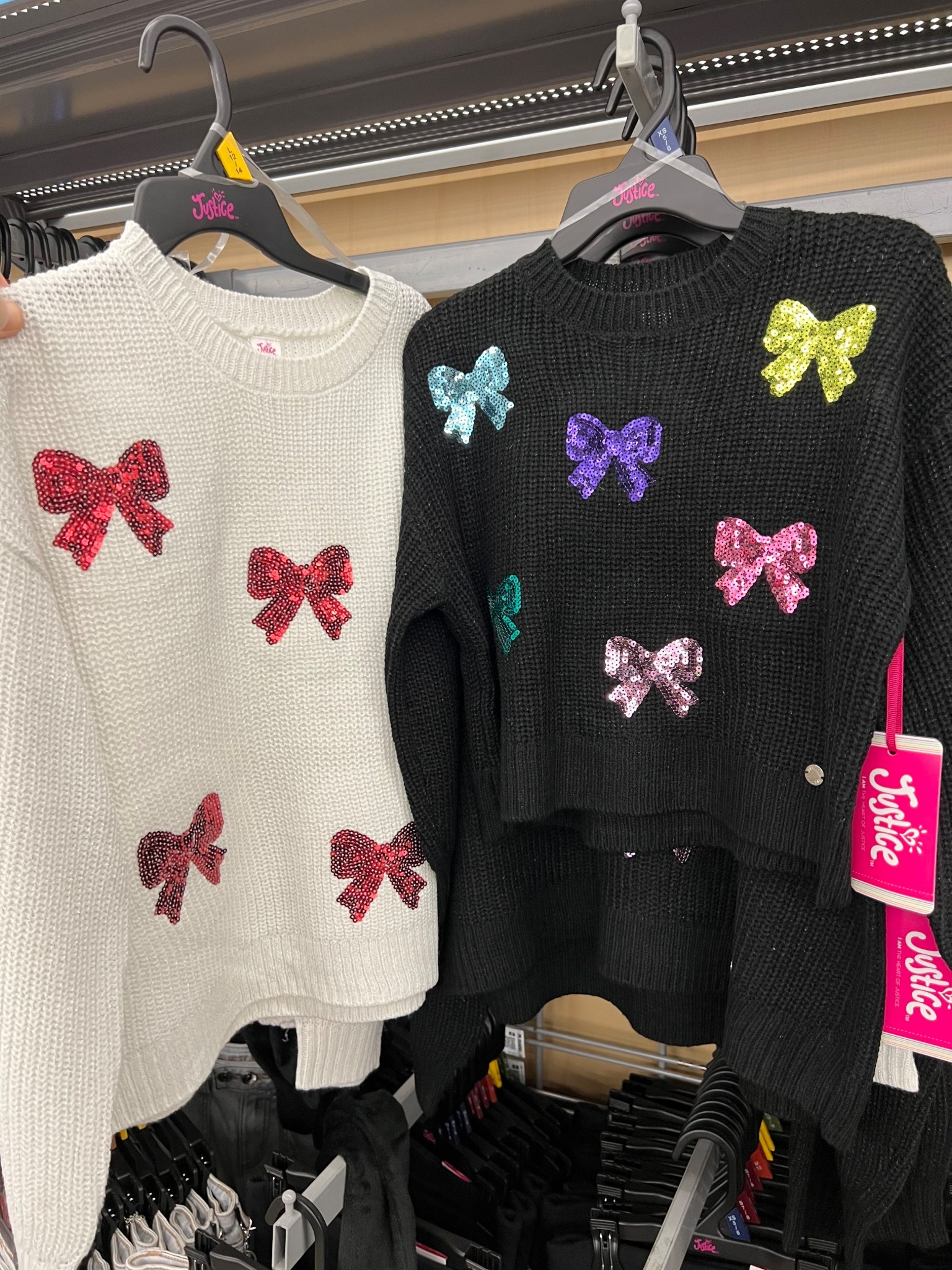 Walmart little girls sweaters with sequin bow embellishment - so cute for the holidays! #christmas 

#LTKHoliday #LTKFindsUnder50 #LTKKids
