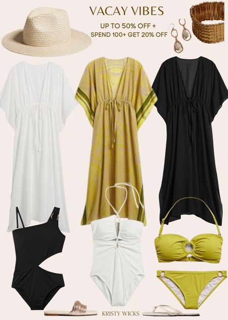 Banana Republic Factory sale! Up to 50% Off plus spend $100+ and receive an additional 20% Off! 👏
How cute are these swimsuit cover ups and suits? So beautiful to wear on your vacation at the beach!☀️⛱️🩱
Look stylish wearing these great looks as you stroll along the pier on your way to lunch or heading to the pool or beach! 🤍💛🖤



#LTKswim #LTKsalealert #LTKSeasonal