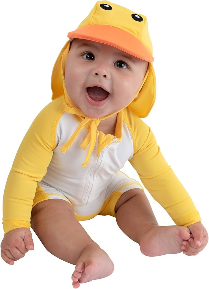 Cuddle Club Baby and Toddler One-Piece Swimsuit | UPF 50+ All-Day UV Protection Infant Sunsuit | Amazon (US)