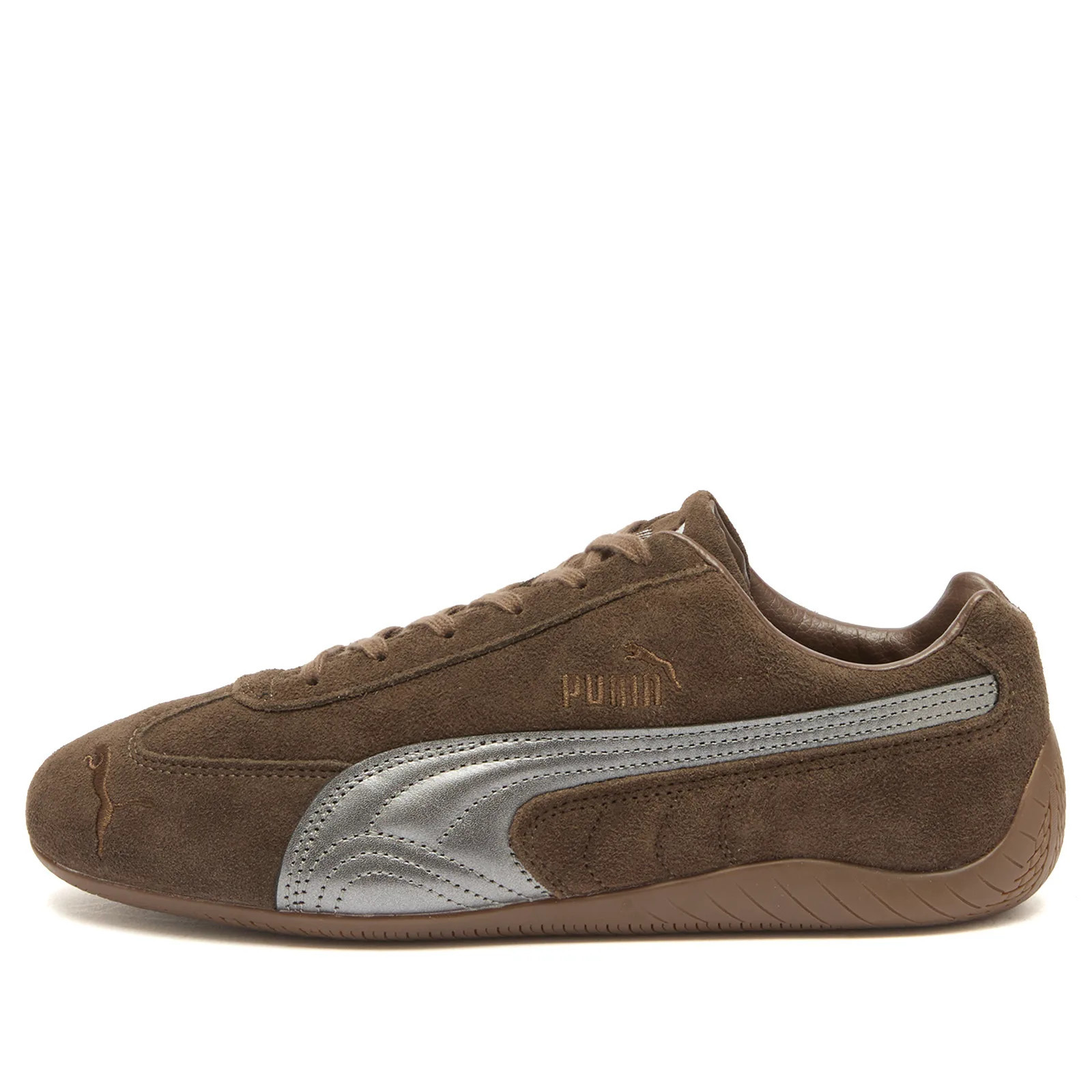 Puma Women's Speedcat Lux Sneaker in Chocolate/Gum, Size UK 4.5 | END. Clothing