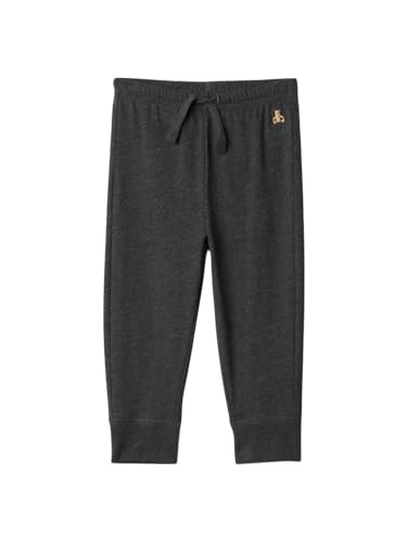 GAP Boys Pull-On Jogger Pants Charcoal HTHR Grey 12-18M | Amazon (US)