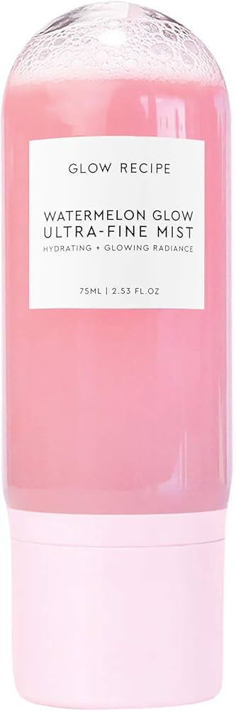 Glow Recipe Watermelon Glow Ultra-Fine Mist - Hydrating, Illuminating Hyaluronic Acid Face Mist f... | Amazon (US)