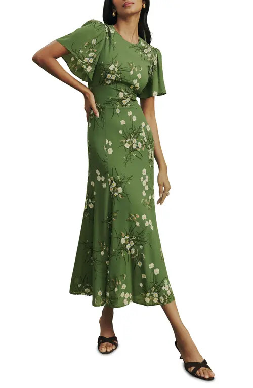 Reformation Roxana Floral Maxi Dress in Lomita at Nordstrom, Size 8 | Nordstrom