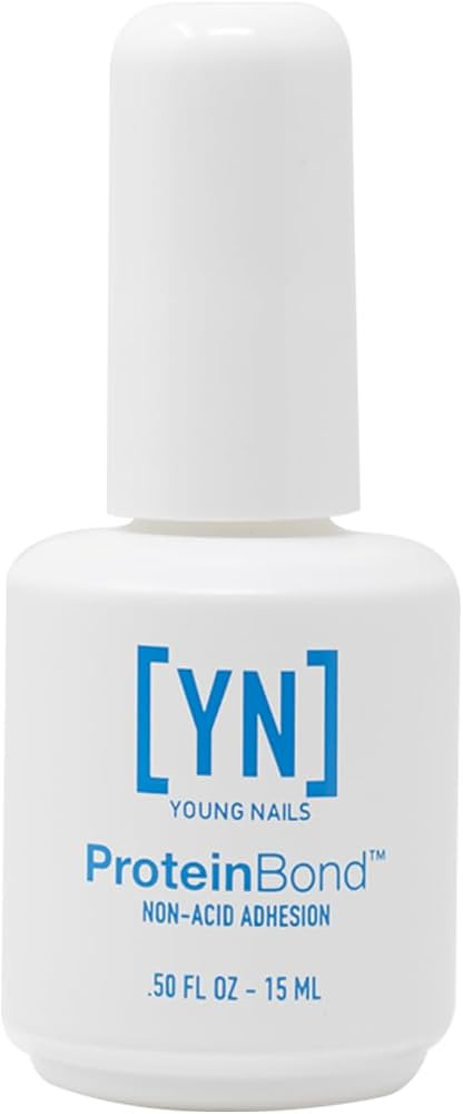 Young Nails Protein Bond - Non-Acidic Nail Primer, Enhanced Adhesion for Gel Polish & Acrylic, Na... | Amazon (US)