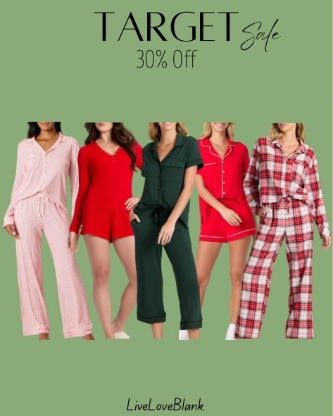 Target sale 30% off pajamas 

#LTKHoliday #LTKFindsUnder50 #LTKSeasonal