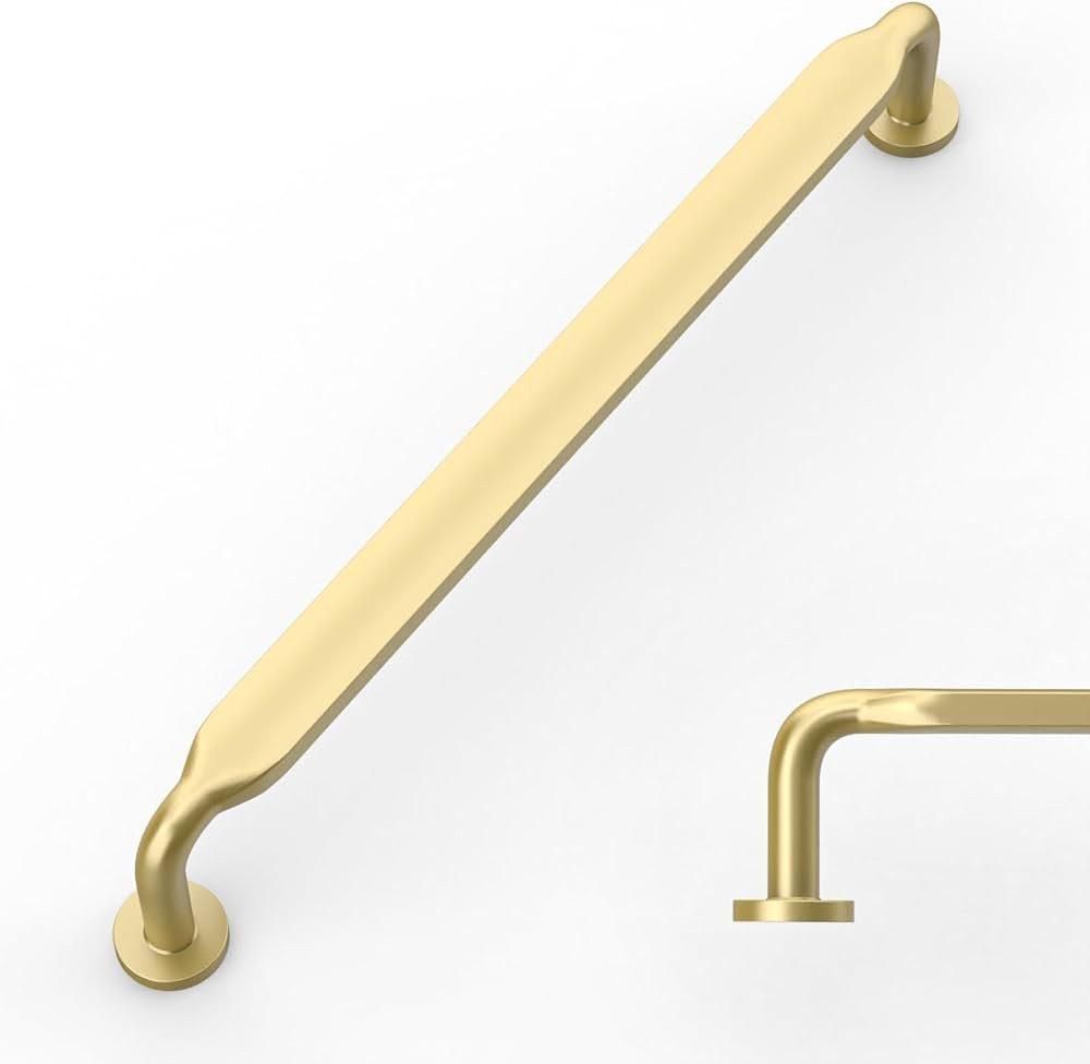 Amerdeco 10 Pack Brushed Gold Cabinet Pulls 11.3 Inch(288mm) Hole Centers Kitchen Cabinet Handles... | Amazon (US)