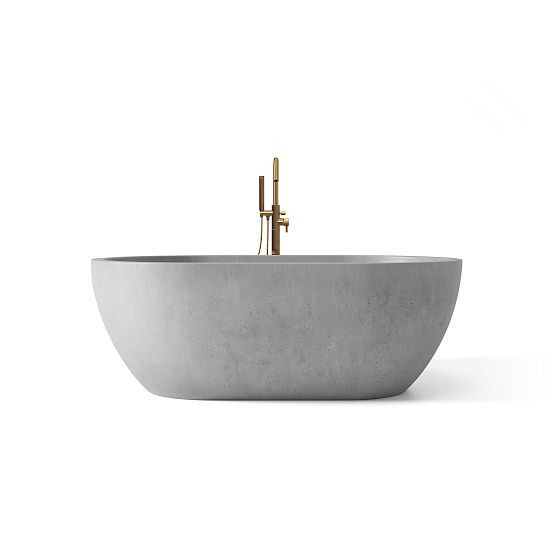 Mini Maui 55" Freestanding Bathtub, Stone | West Elm (US)