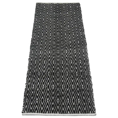 Fortin Cotton Black/White Area Rug Bungalow Rose | Wayfair North America