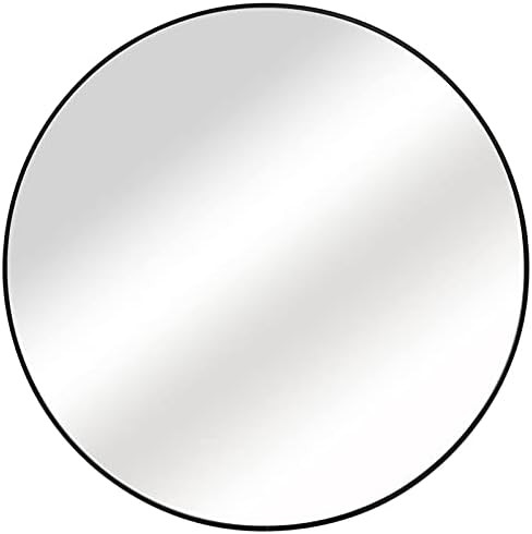 48 inch Black Round Mirror | Amazon (US)