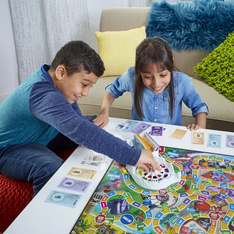The Game of Life Game, Family Board Game, For Ages 8+, Pegs Come In 6 Colors | Walmart (US)