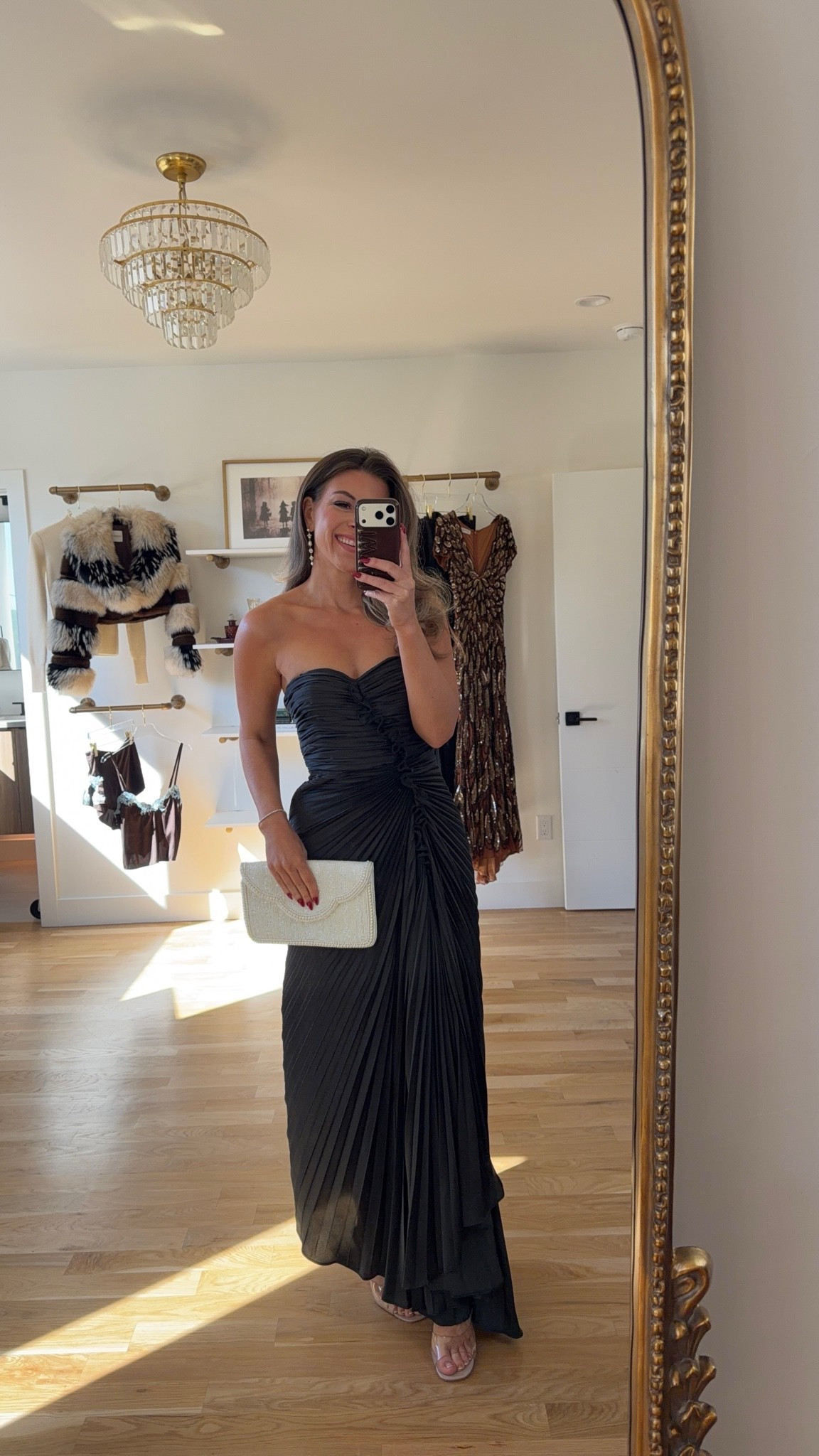 black strapless maxi with a sweetheart neckline, a fitted ruched bodice and ruffle detail down the front amazon fall formal event & wedding guest dress ✨🍂

revolve: tulip
lulus: emerson20 (first purchase) 

Im 5’4” and wearing my usual small/2 in all

amazon fashion, amazon dresses, amazon finds, amazon outfit ideas, amazon summer outfits, affordable fashion finds, resortwear, resort outfits, vacation outfits, vacation dresses, beach vacation outfits, summer vacation outfits, tropical vacation outfits, vacation outfit ideas, summer wedding guest dresses, wedding guest dresses, cocktail dresses, semi-formal dresses, black tie wedding guest dresses, destination wedding guest dresses, garden party dresses, wedding guest outfit ideas

#LTKgrwm #LTKWedding #LTKSeasonal
