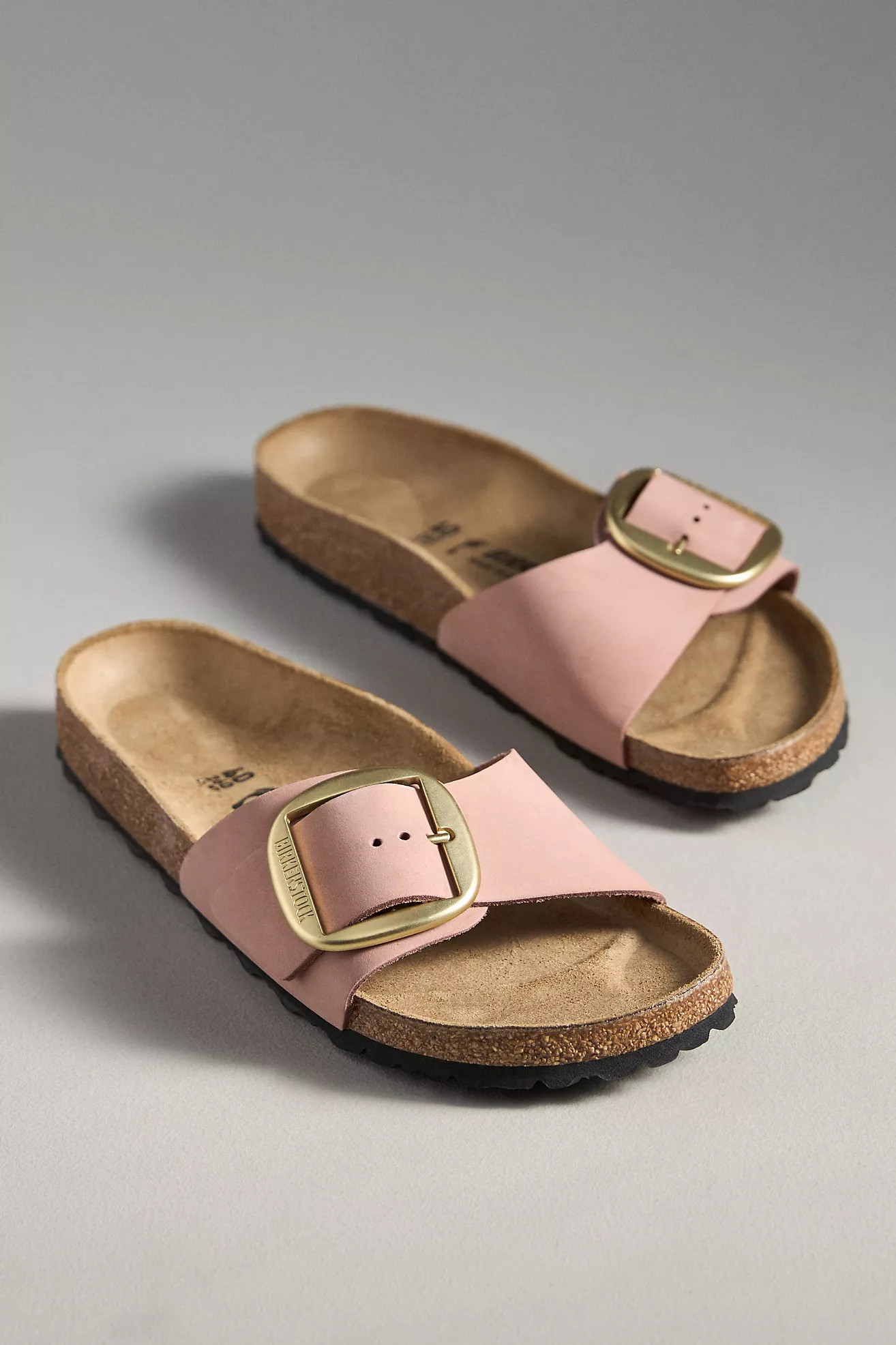 Birkenstock Madrid Big Buckle Nubuck Sandals | Anthropologie (US)