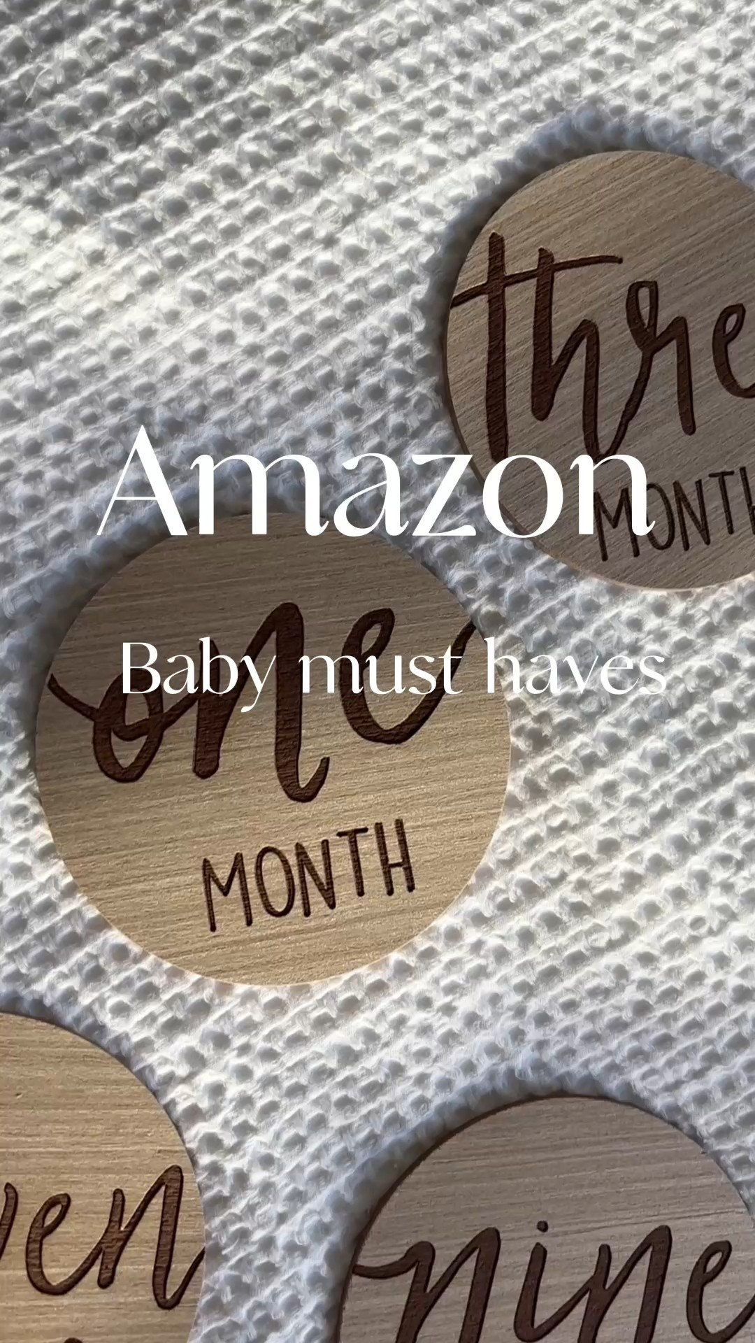 Baby Monthly Milestone Wood Discs 

#LTKBaby #LTKBump