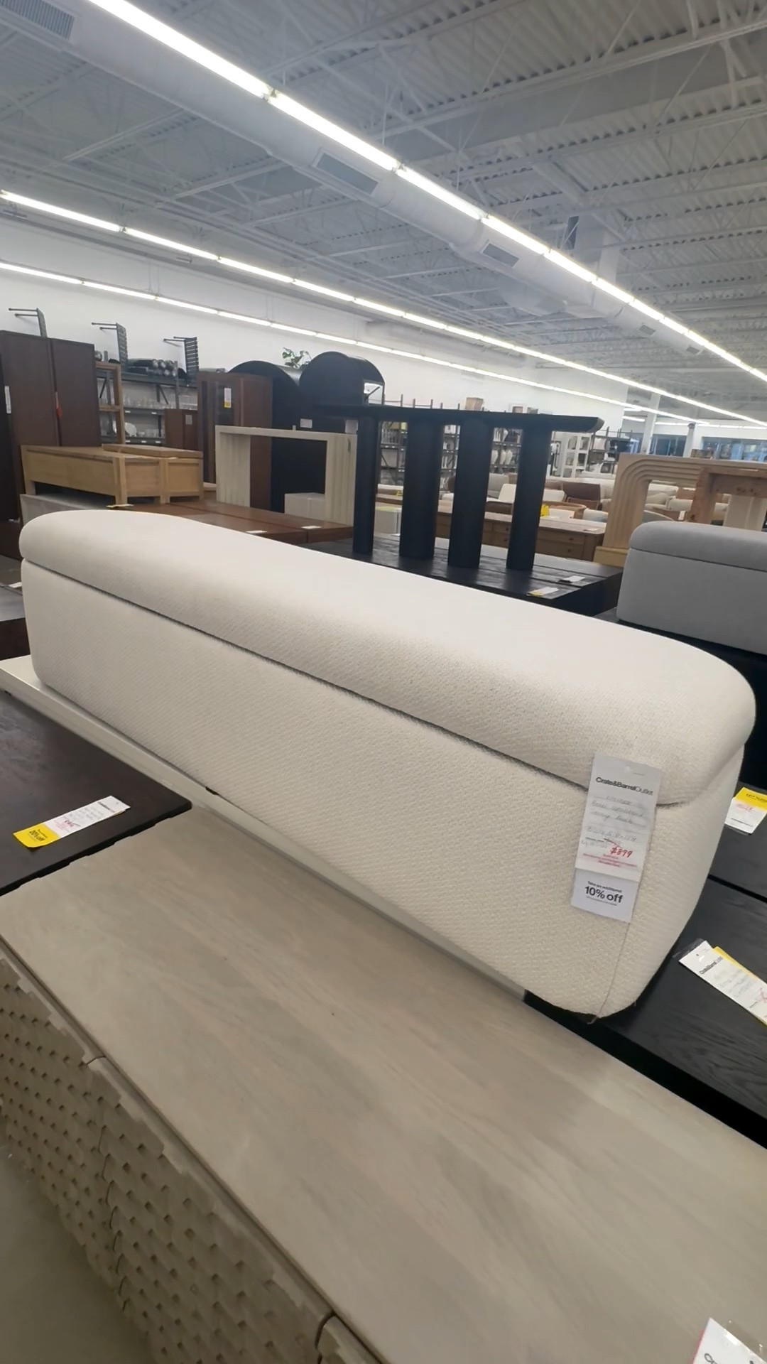 Say hello to the prettiest multitasker in the room 🤍✨ The Anelli upholstered storage bench from  Crate & Barrel￼ is giving soft, elevated style on the outside and hidden storage on the inside—perfect for blankets, shoes, or anything you want out of sight but within reach 🛋️🪄

It’s that “looks expensive, actually practical” kind of piece I can’t stop thinking about.

#CrateAndBarrel #LTKhome #StorageBench #UpholsteredBench #HomeDecorFinds #NeutralHomeDecor #InteriorInspo #LivingRoomStyle #EntrywayDecor #CozyHomeVibes #FurnitureFinds #DesignerLookForLess

#LTKSaleAlert #LTKHome #LTKSeasonal