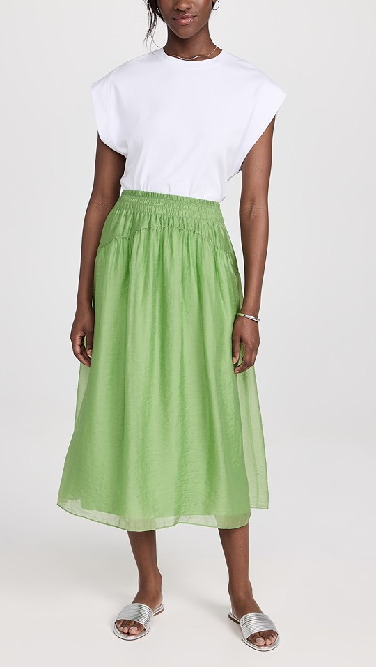 Smocked Waist Pull On Skirt | Shopbop