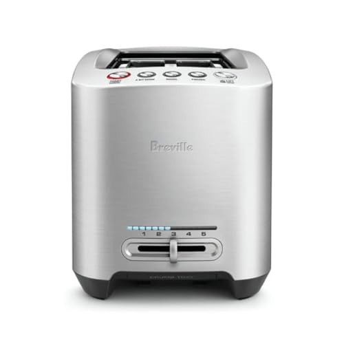 Breville Die-Cast Smart Toaster, 2-Slice, Brushed Stainless Steel | Amazon (US)