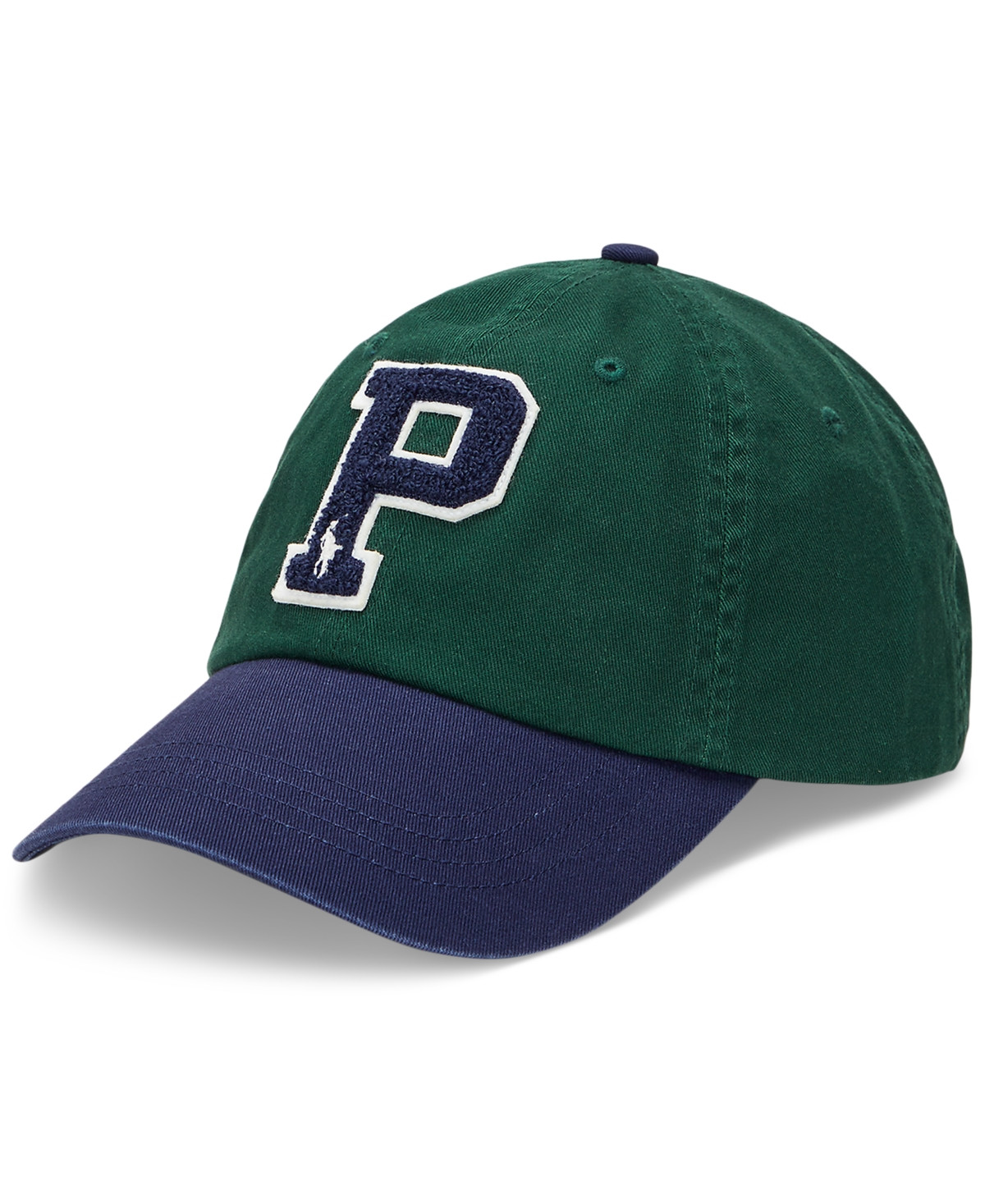 Polo Ralph Lauren Men's Two-Tone Twill Ball Cap - Green/navy | Macy's