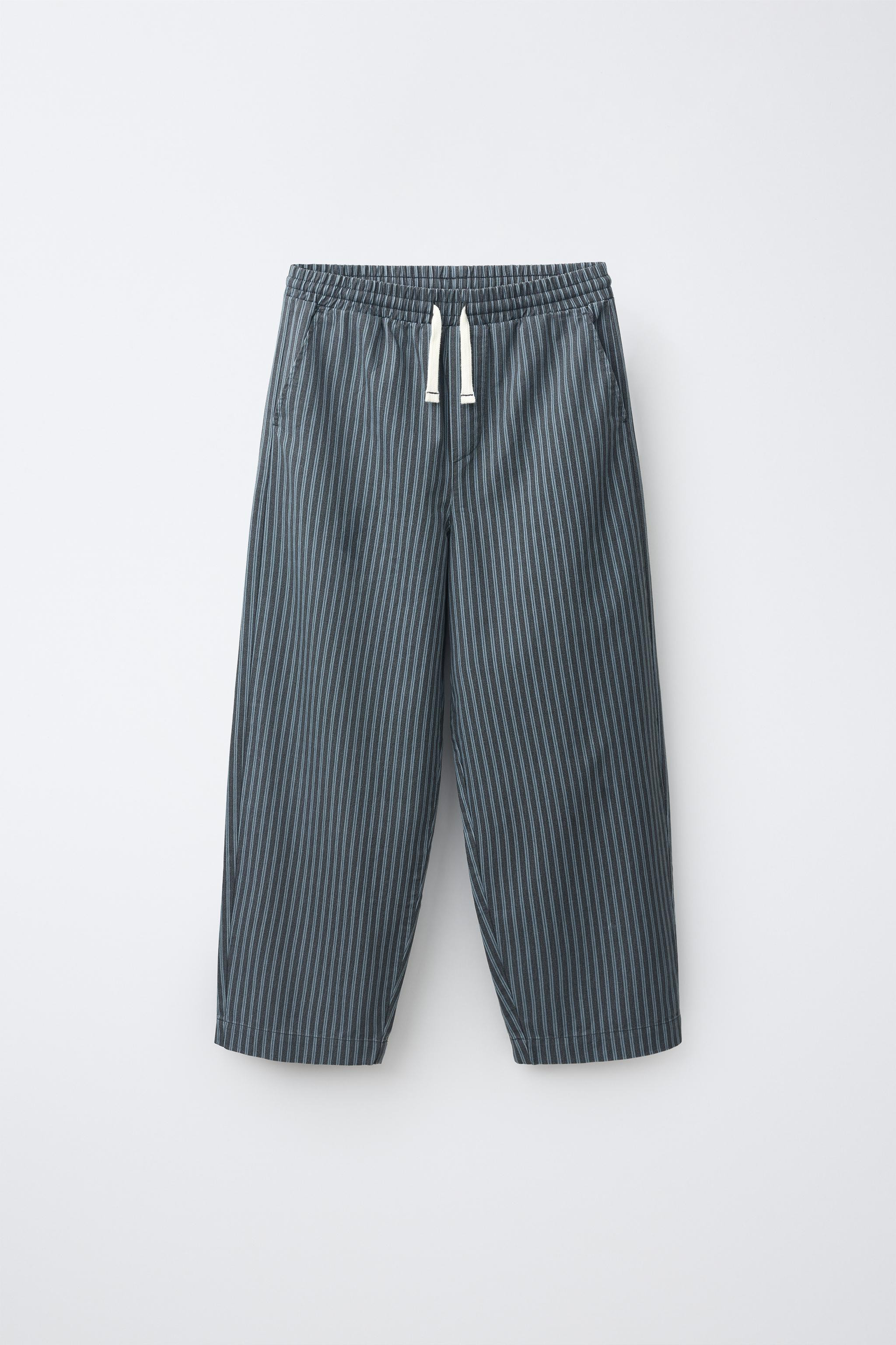 STRIPED BAGGY PANTS | Zara US