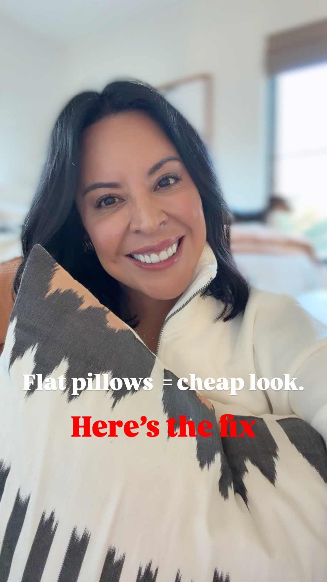 The secret to making any throw pillow cover look expensive ✨
If your pillows look flat, wrinkled, or cheap, these 2 simple tricks change everything. Designer look without designer prices.

Here’s how I make budget pillow covers look high-end every single time 👇

#LTKHome #LTKSaleAlert