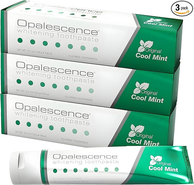 Opalescence Whitening Toothpaste Original Formula (Pack of 3) - Oral Care, Mint Flavor, Gluten Fr... | Amazon (US)