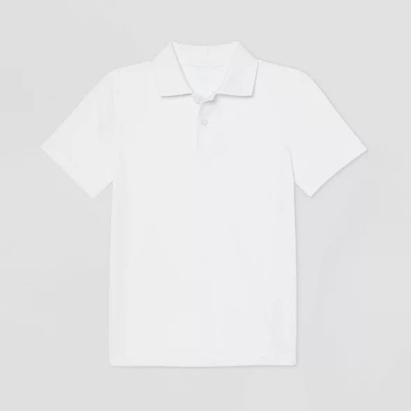 Boys' Short Sleeve Performance Uniform Polo Shirt - Cat & Jack™ | Target