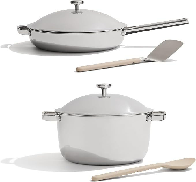Our Place Titanium Pro Cookware Duo – Always Pan & Perfect Pot with Nonstick No-Coating Technol... | Amazon (US)