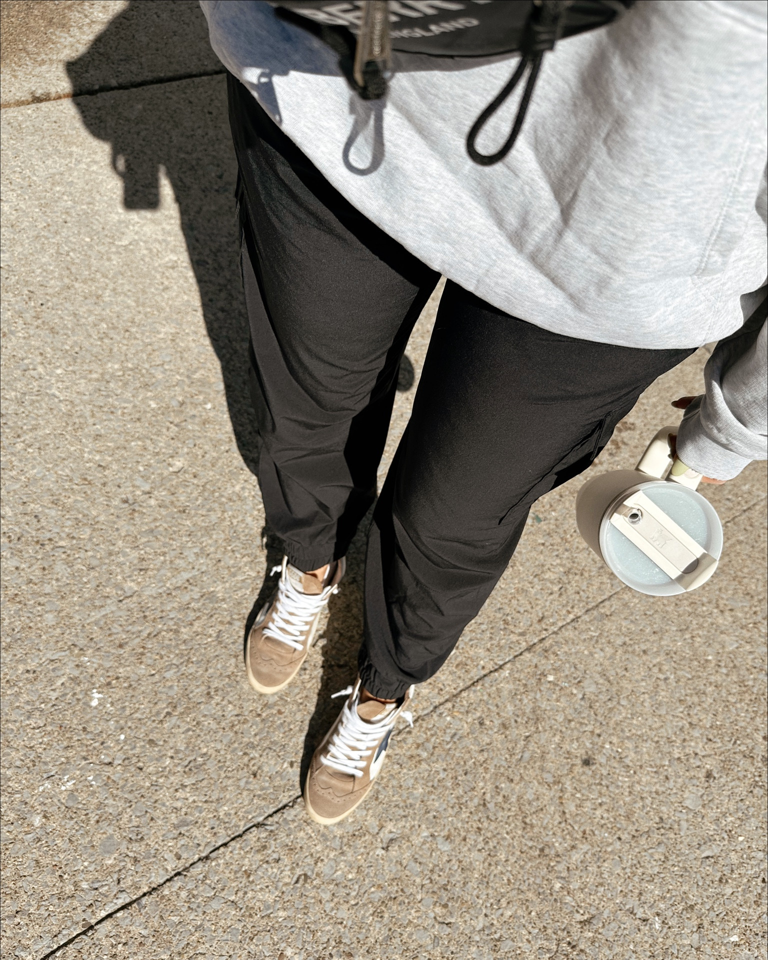 My favorite joggers currently 🖤 size medium! 

Abercrombie, everyday joggers, everyday outfit, A&F, Anine bing, golden gooses 

#LTKunder100