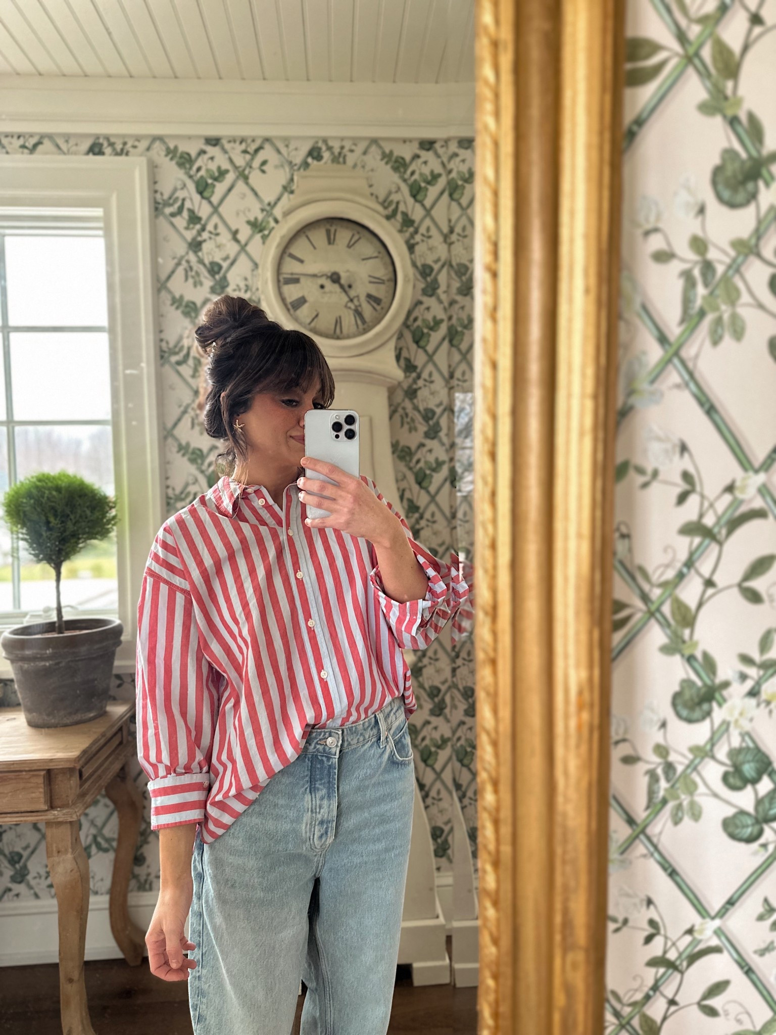 Cozy spring colors on a cozy spring shirt. I love these oversized shirts from target so much & have many colors. I don’t see this one online right now, but they have some other great options! 

#LTKSeasonal #LTKStyleTip #LTKHome