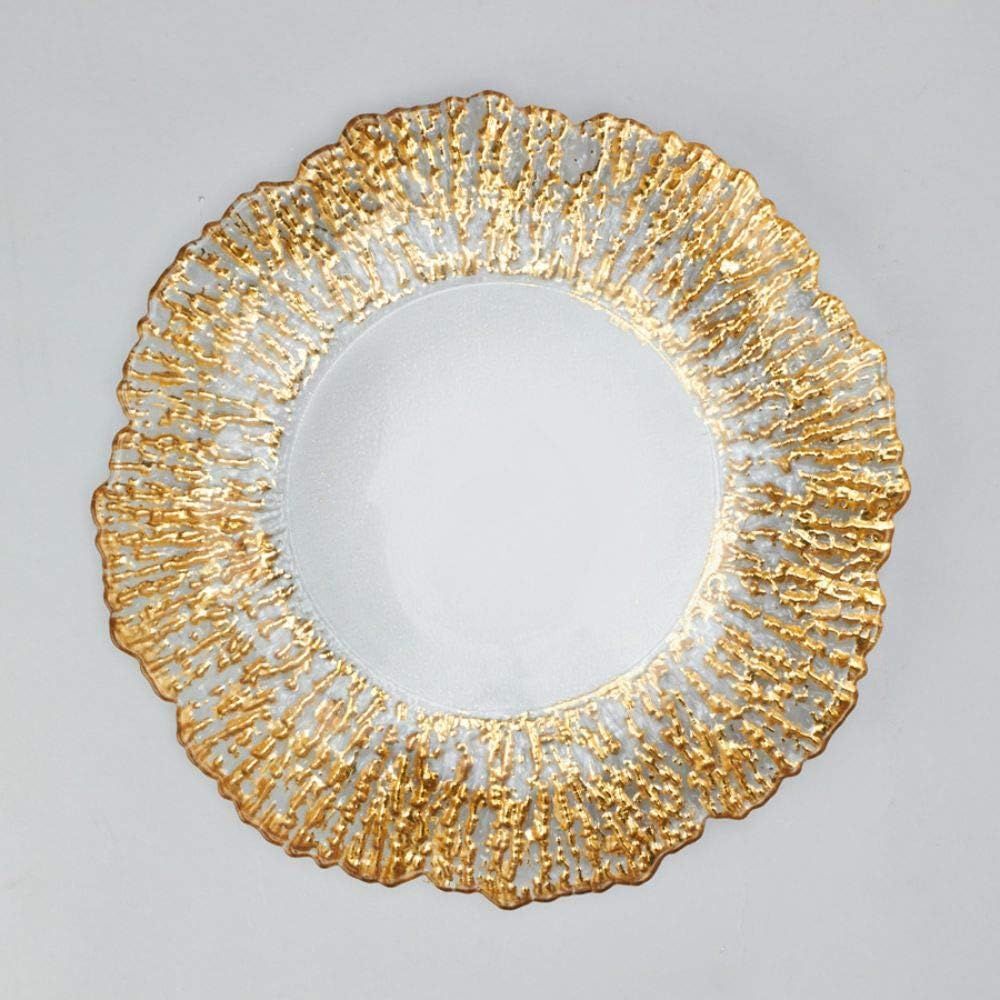 Event Decor Direct Glass Charger Plate Wedding Table Centerpiece Decoration Simple Elegant & Dura... | Amazon (US)