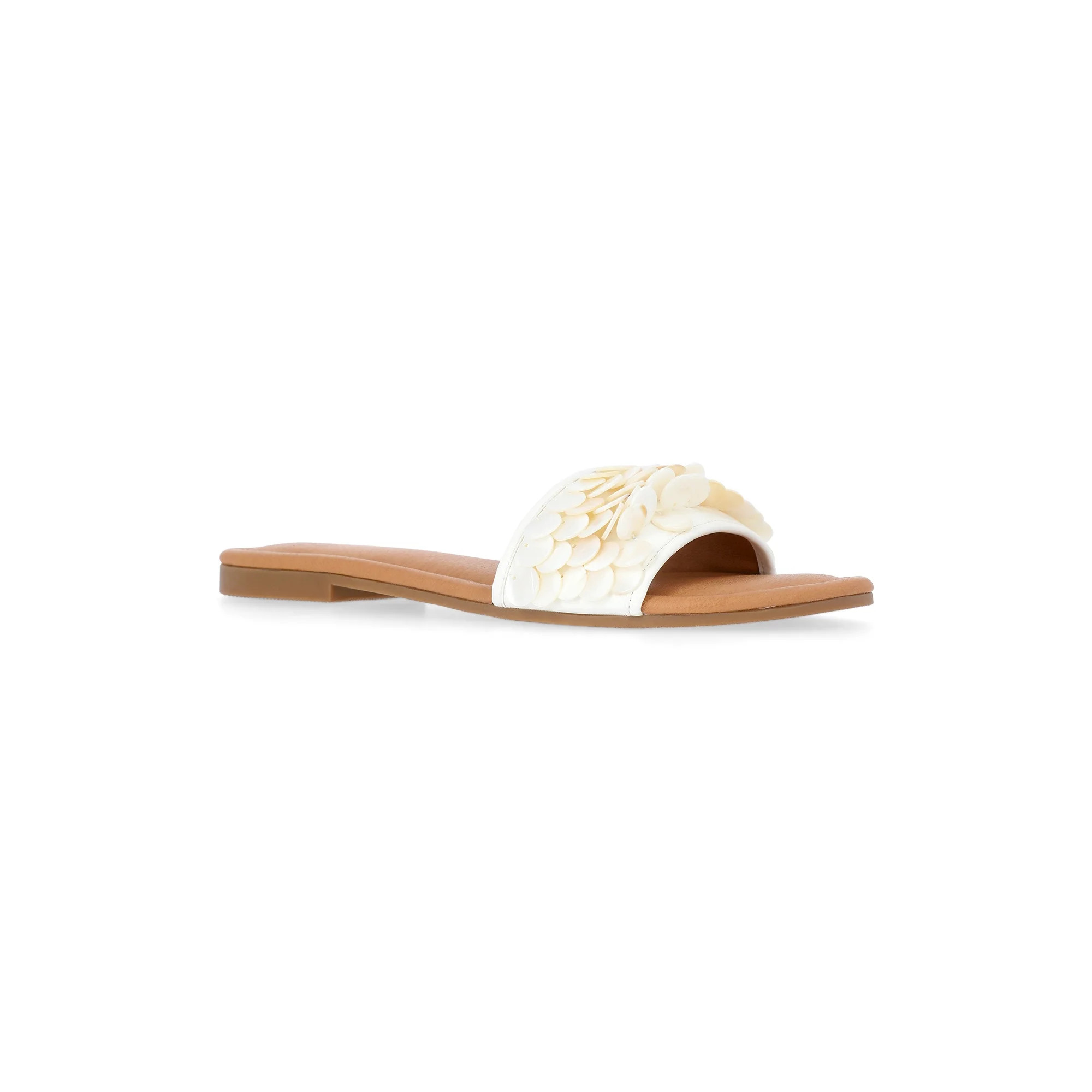 Time and Tru Women's Shell Slide Sandals | Walmart (US)